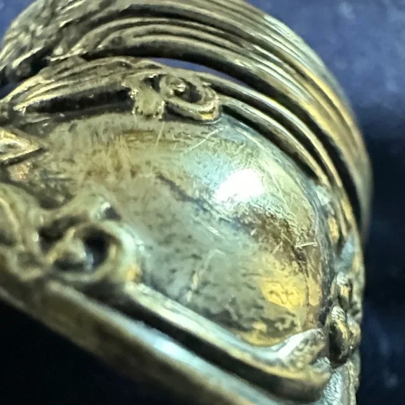 Avon vintage Silver Floral Ring - Picture 8 of 10